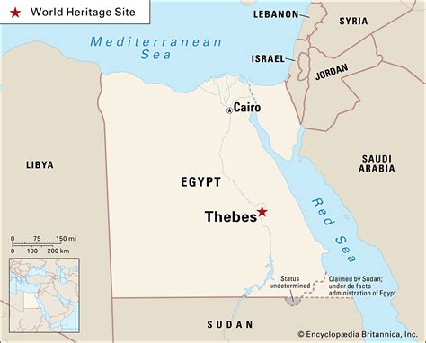 Thebes Map .